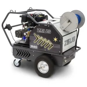 MAC Zeus mobile pressure washer detail